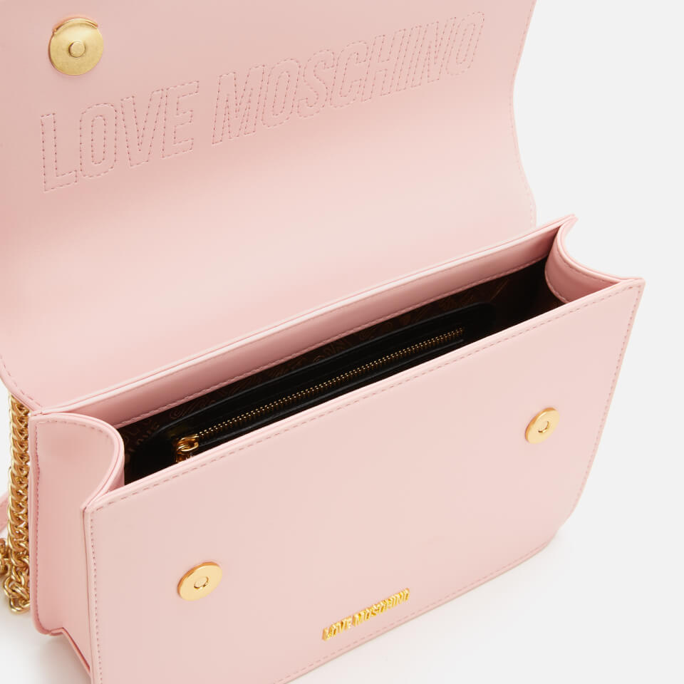 Love Moschino Women's Horsebit Shoulder Bag - Pink
