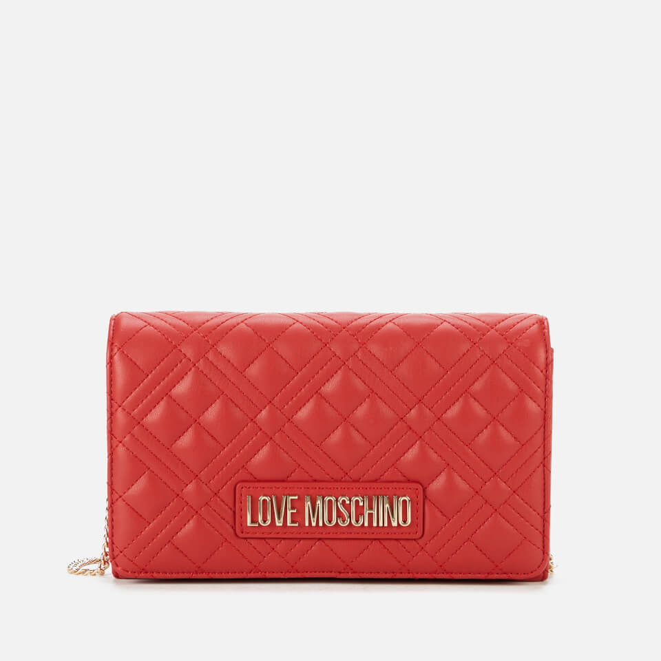 Love Moschino Women's Quilted Shoulder Bag - Red