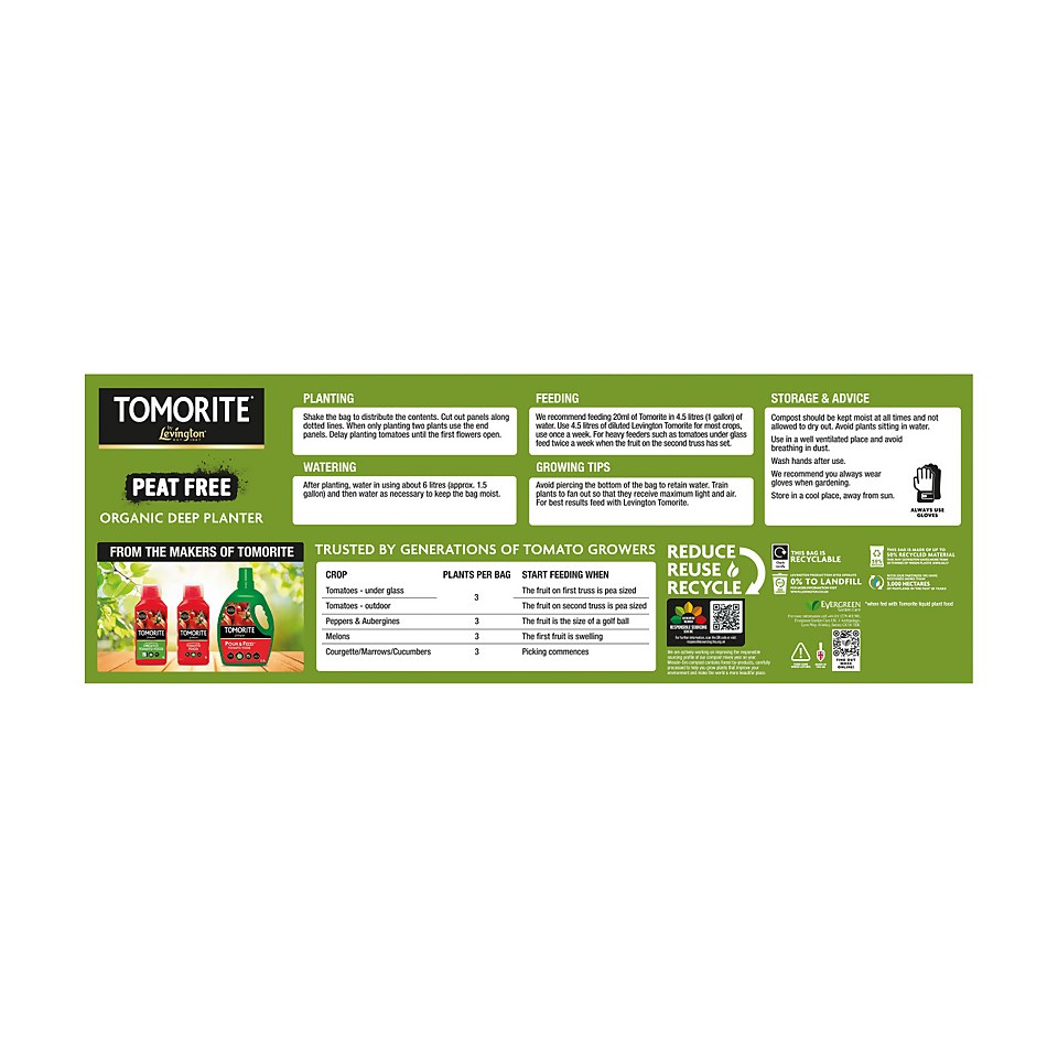 Tomorite® Peat Free Organic Planter