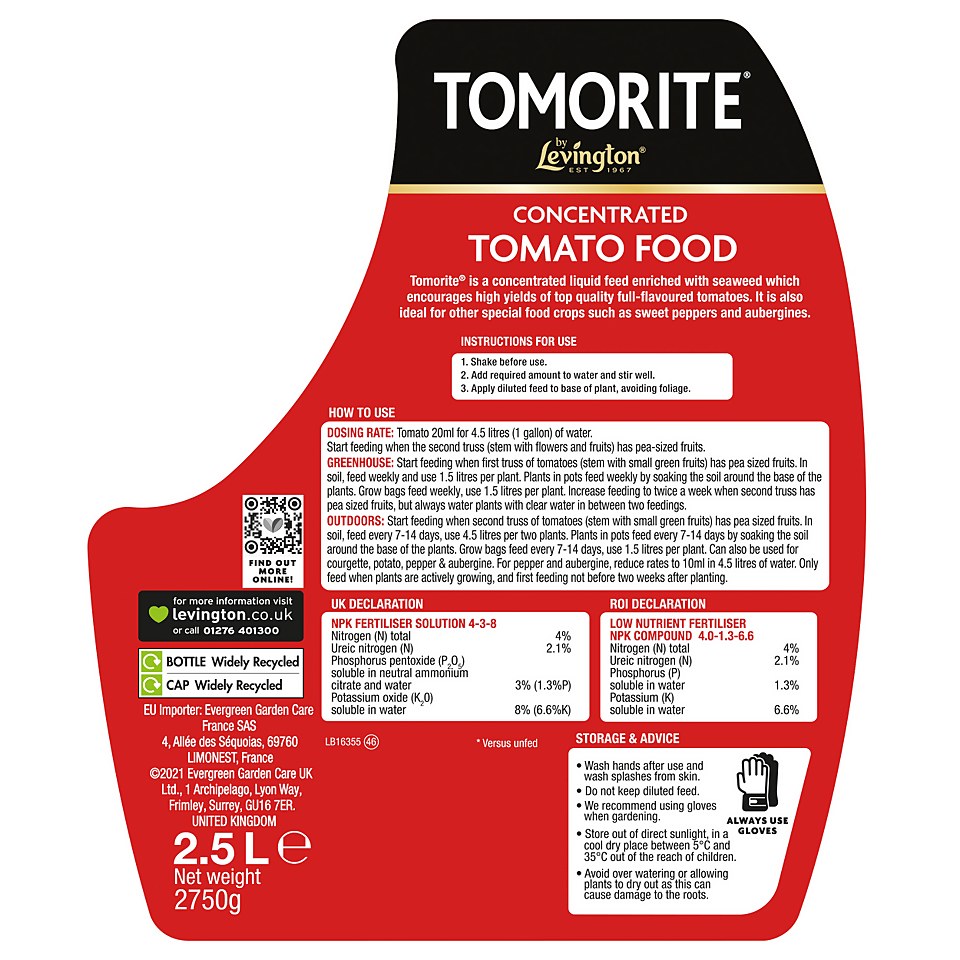 Tomorite® Concentrated Tomato Food - 2.5L