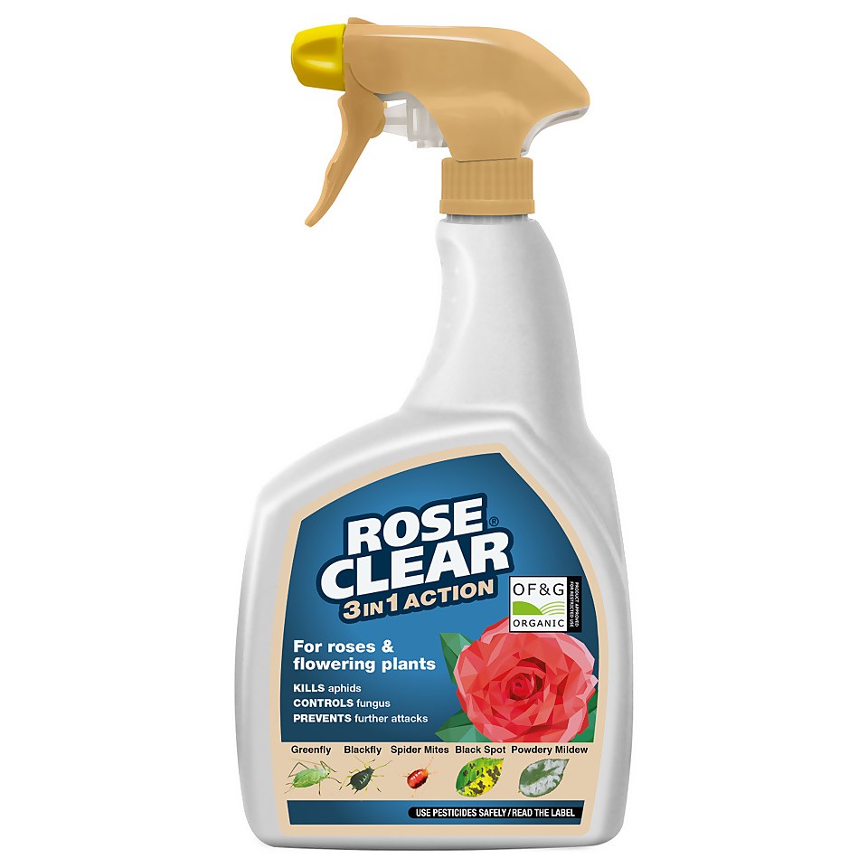 RoseClear® 3 in 1 Action Insecticide and Plant Protection Spray - 800ml