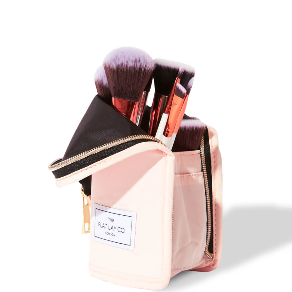 The Flat Lay Co. Standing Brush Case - Blush Pink