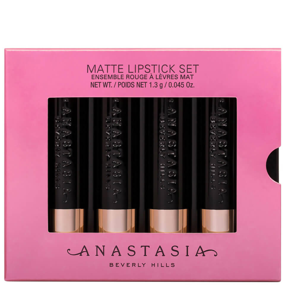 Anastasia Beverly Hills Mini Matte Lipstick 4 Piece Set - Pinks & Berries