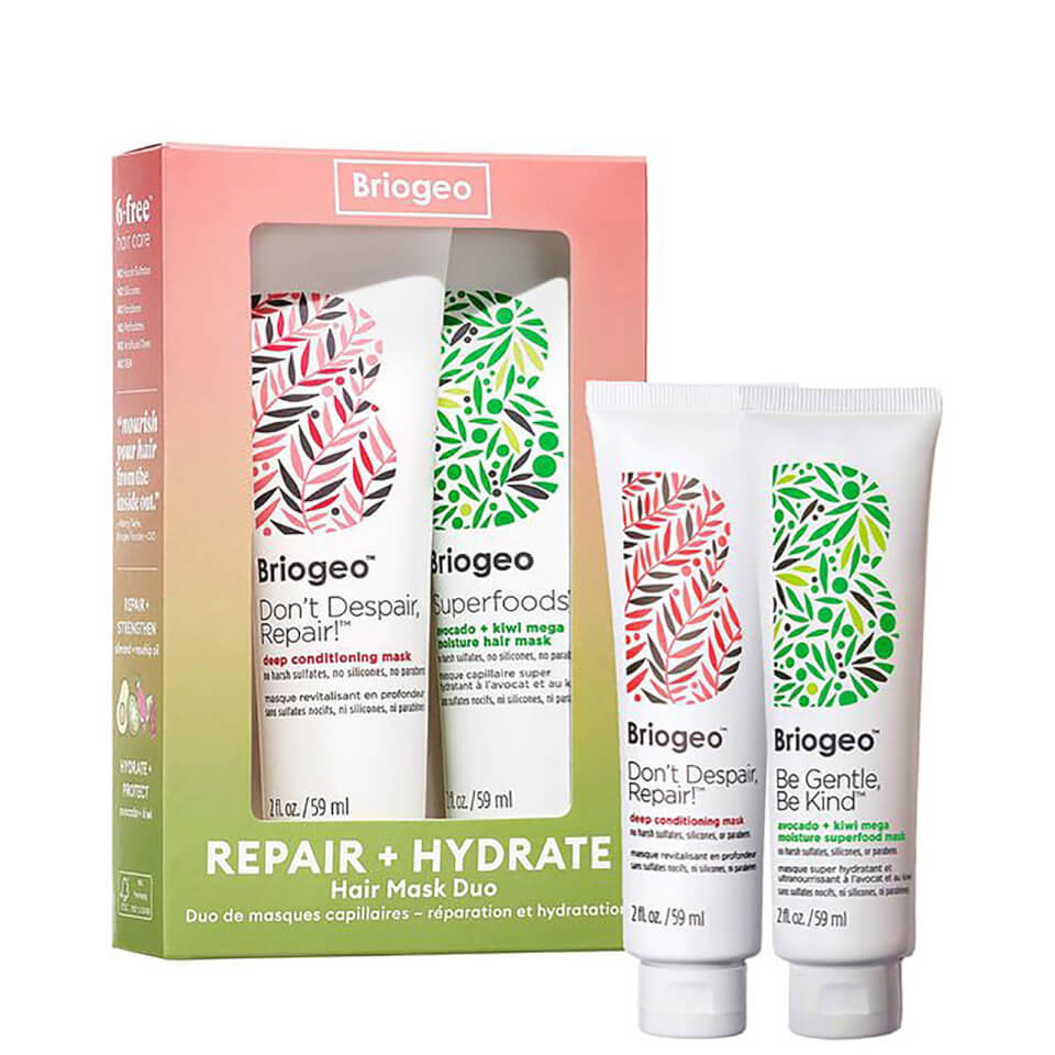 Briogeo Repair + Hydrate Mini Hair Mask Duo