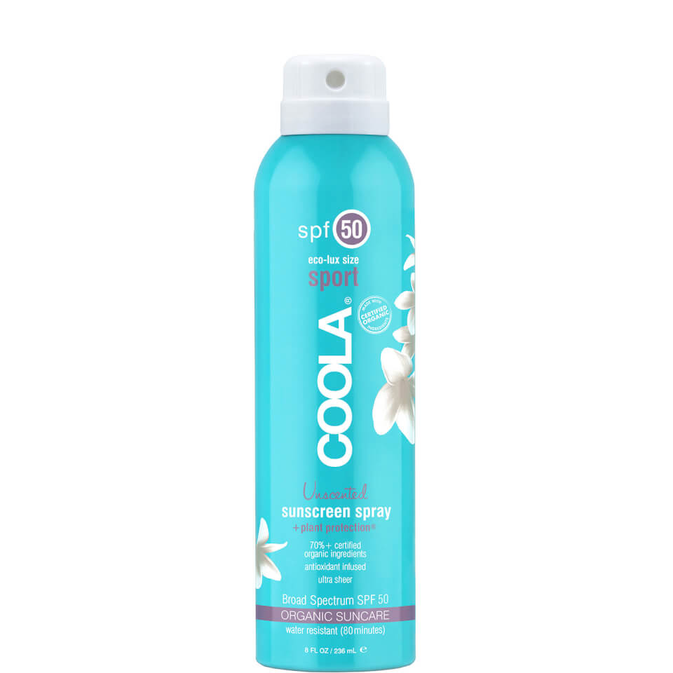 COOLA Eco-Lux SPF 50 Unscented Sunscreen Spray