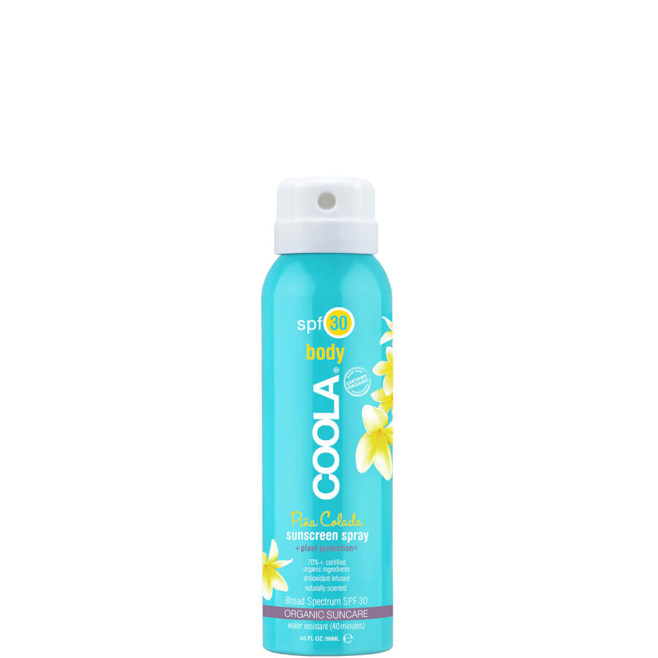 COOLA Travel Size SPF 30 Pina Colada Sunscreen Spray