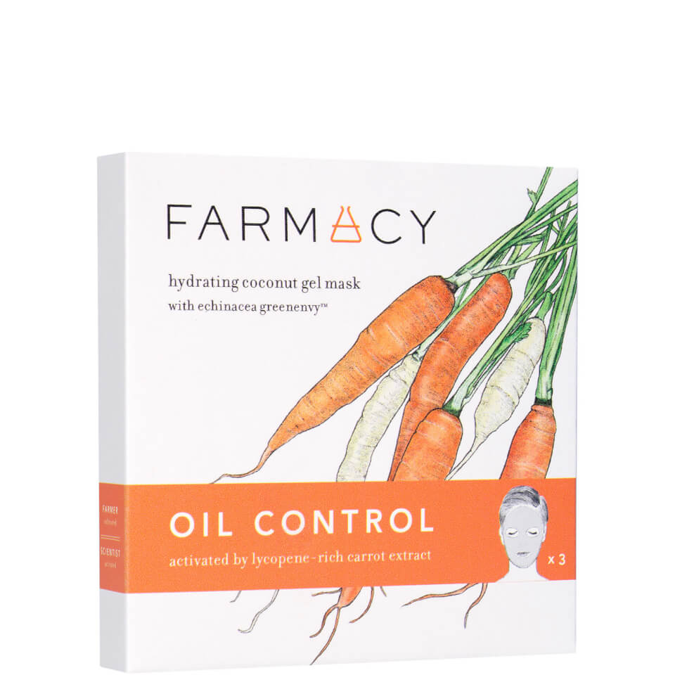 FARMACY Hydrating Coconut Gel Mask - Oil Control (Carrot)