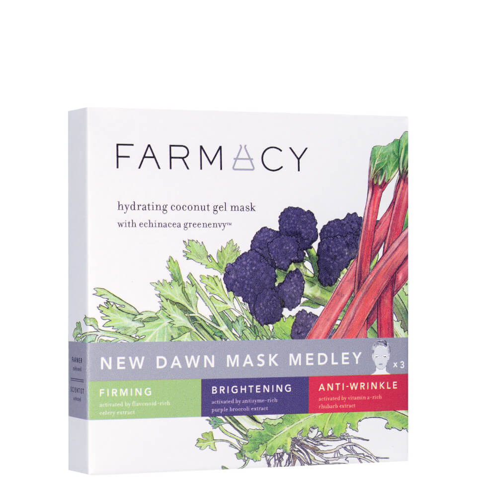FARMACY Hydrating Coconut Gel Mask - New Dawn Mask Medley