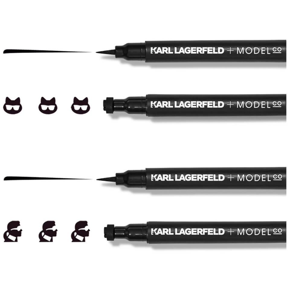 KARL LAGERFELD + MODELCO Long-Lasting Liquid Liner + Kameo Beauty Stamp