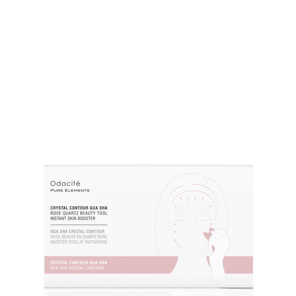 Odacité Crystal Contour Gua Sha - Rose Quartz