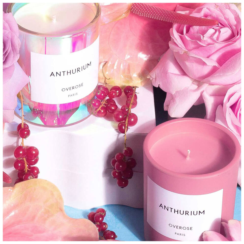 OVEROSE Holo Anthurium Candle