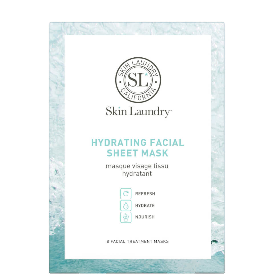 Skin Laundry Hydrating Radiance Facial Treatment Mask (Pack of 8)