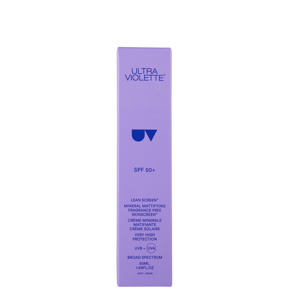 Ultra Violette Lean Screen Mineral Mattifying Fragrance Free Skinscreen SPF 50+