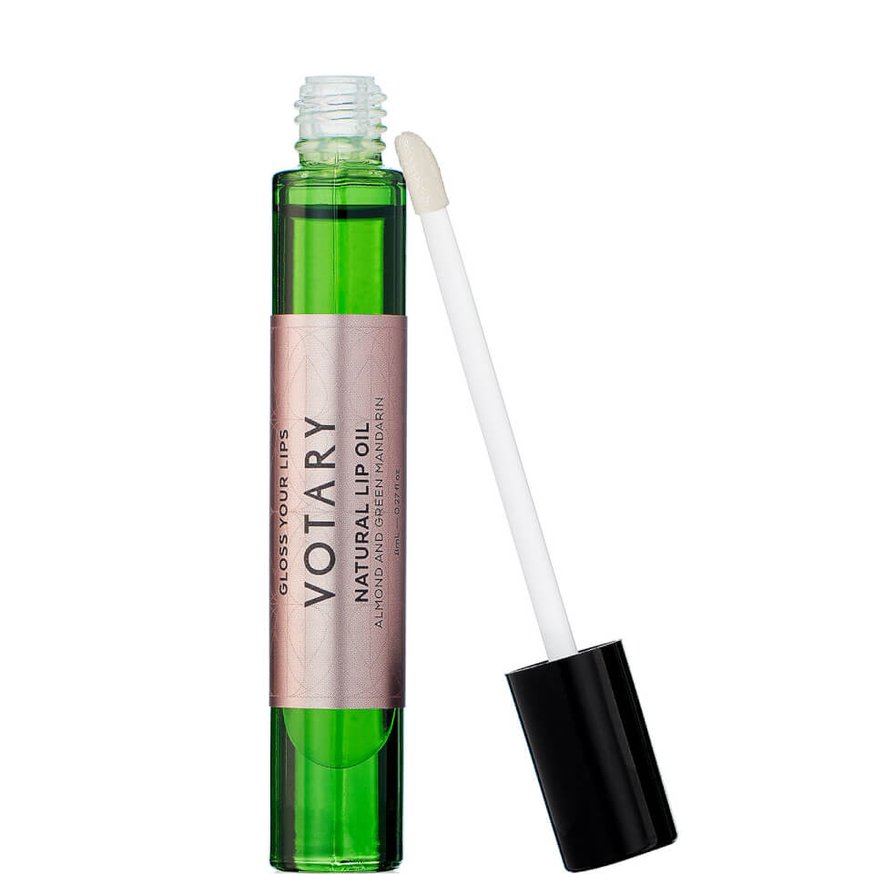 VOTARY Natural Lip Oil - Almond and Green Mandarin