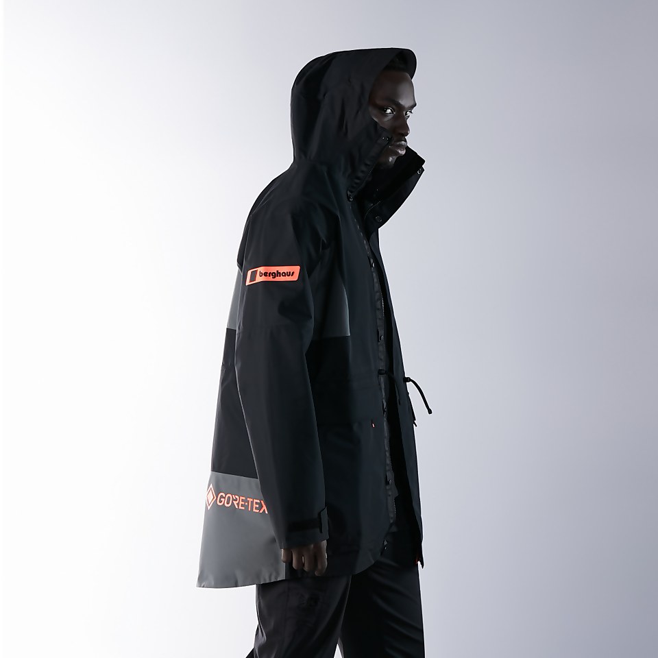Men's Agorax Long Gore-tex Jacket - Black Men's Agorax Long Gore-tex Jacket - Black