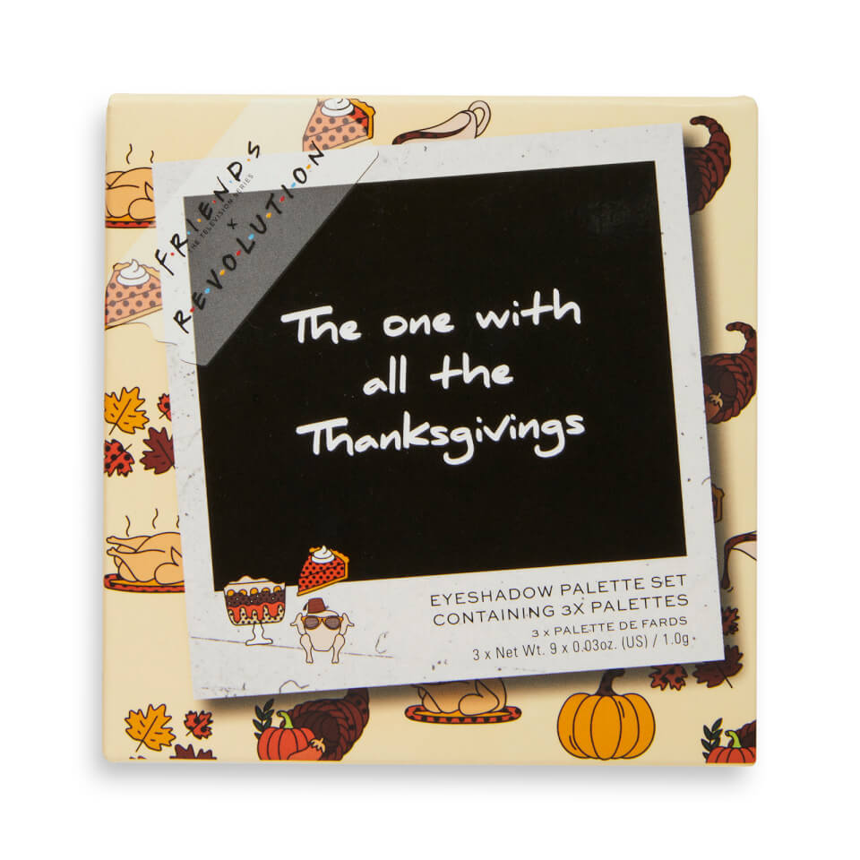 Makeup Revolution X Friends The One With All The Thanksgivings Eyeshadow Palette Set