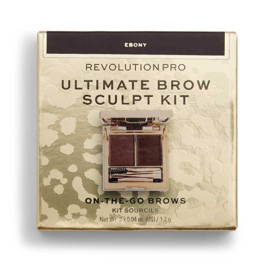 Revolution Pro Ultimate Brow Sculpt Kit - Ebony