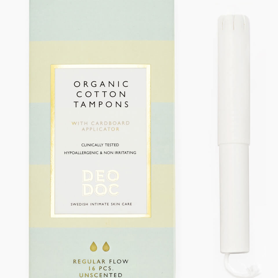 DeoDoc Organic Cotton Tampons Regular Flow