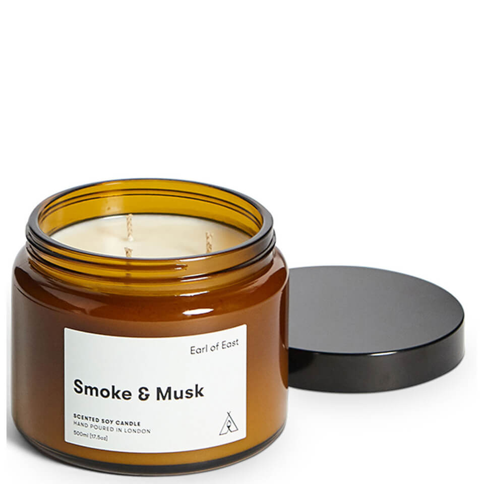 Earl of East Soy Wax Candle-Smoke & Musk 500ml