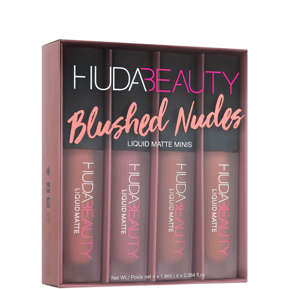 Huda Beauty Liquid Matte Minis Set The Blushed Nudes Edition