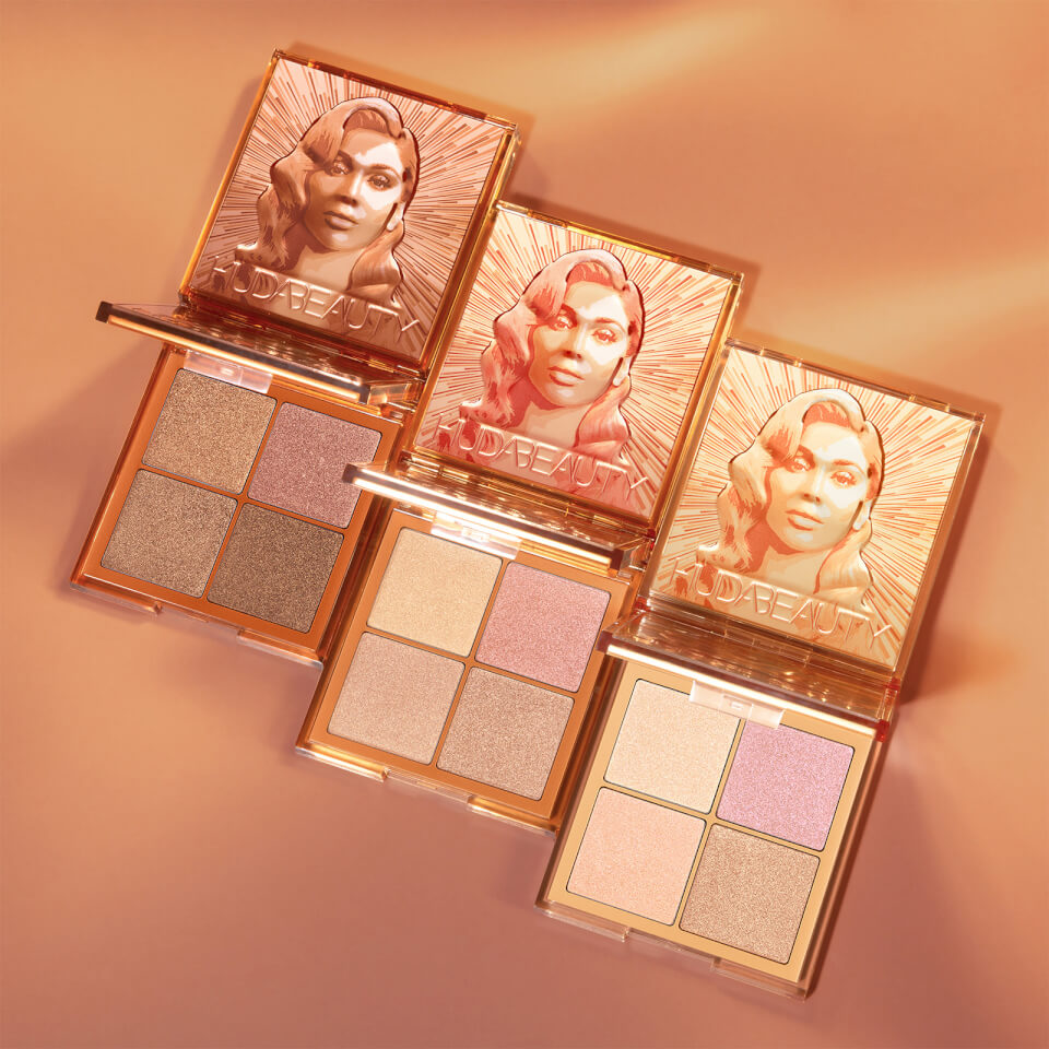 Huda Beauty Glow Obsessions Highlighter Palette Light