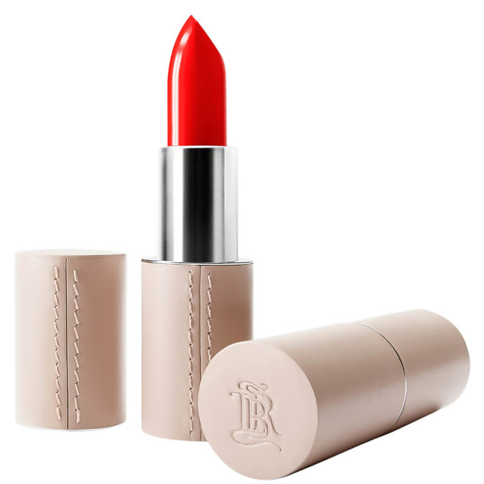 La Bouche Rouge Paris Refillable Fine Leather Lipstick Case Beige