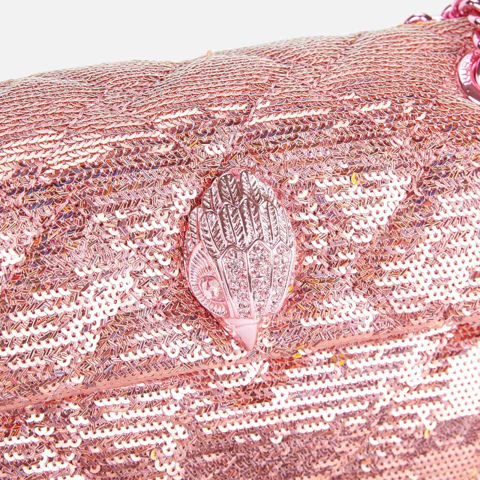 Kurt Geiger London Women's Glitter Mini Kensington - Pink