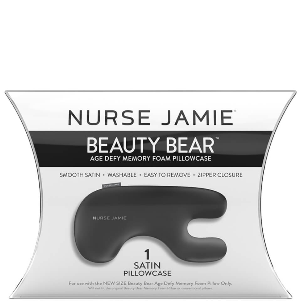 Nurse Jamie Beauty Bear Replacement Pillowcase - Large Midnight Gray