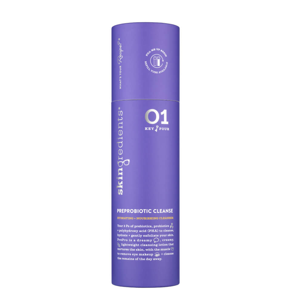 Skingredients PreProbiotic Cleanse Hydrating Cleanser Refillable Primary Pack 100ml