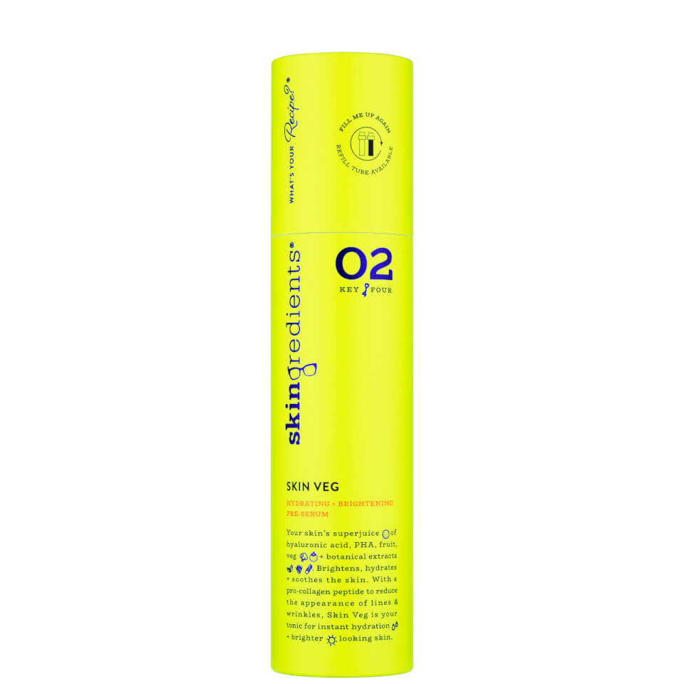 Skingredients Skin Veg Hydrating Hyaluronic Acid Serum Refill Tube 45ml