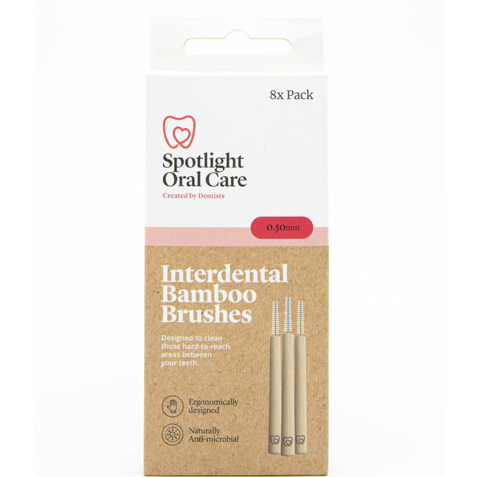 Spotlight Oral Care Interdental Bamboo Brushes 0.5 Interdental Bamboo Brushes