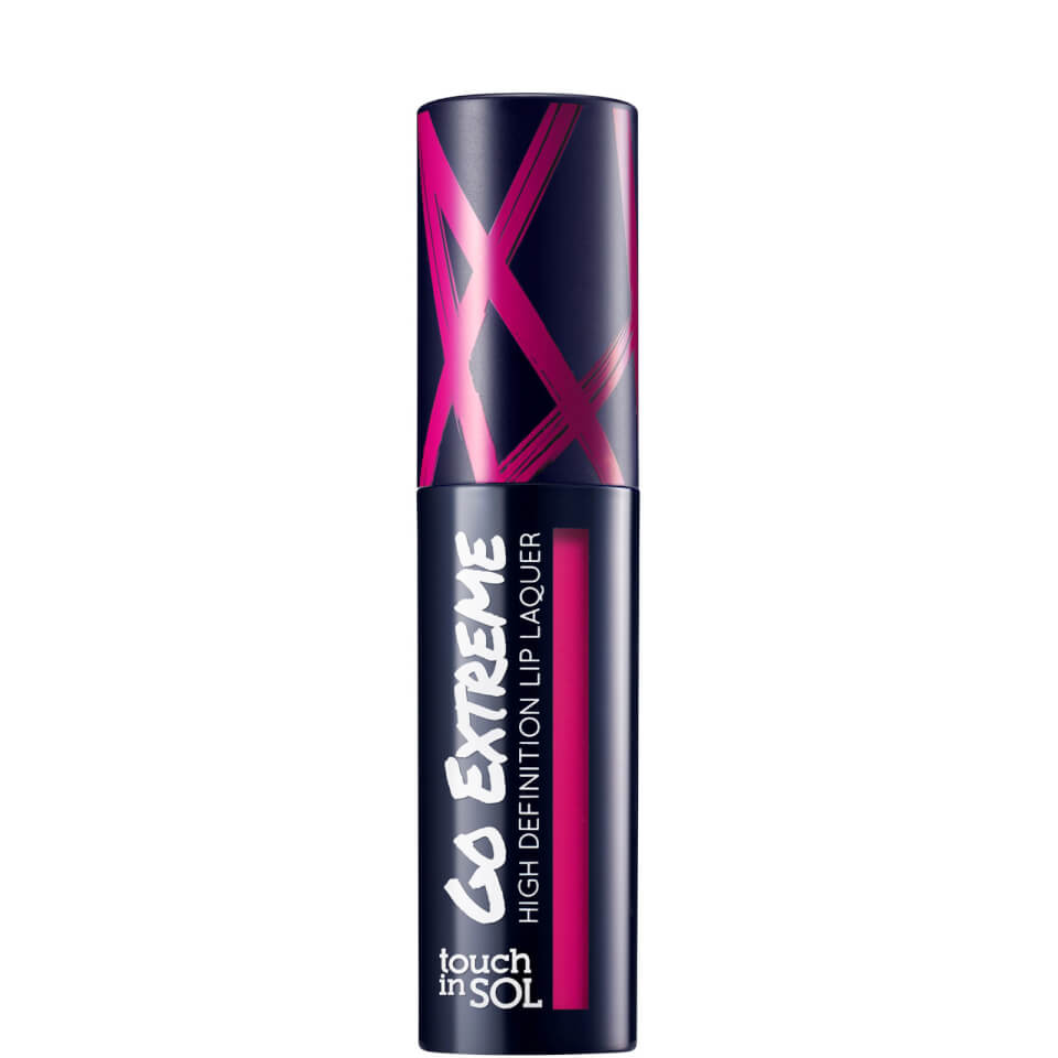 touch in SOL Go Extreme High Definition Lip Lacquer Azalea