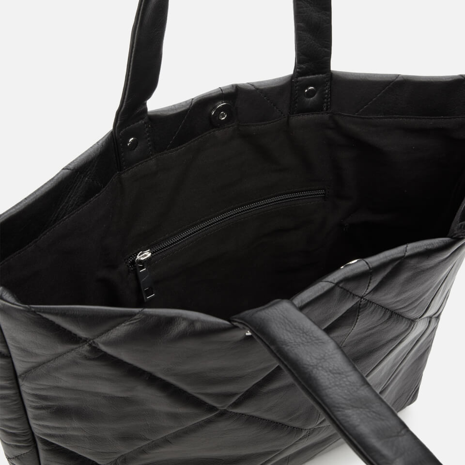 Núnoo Women's Shopper Silky Padded Tote Bag - Black