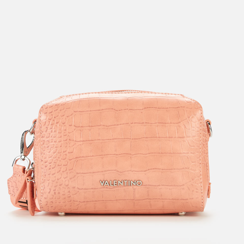 Valentino Bags Women's Pattie Croc Print Cross Body Bag - Pink
