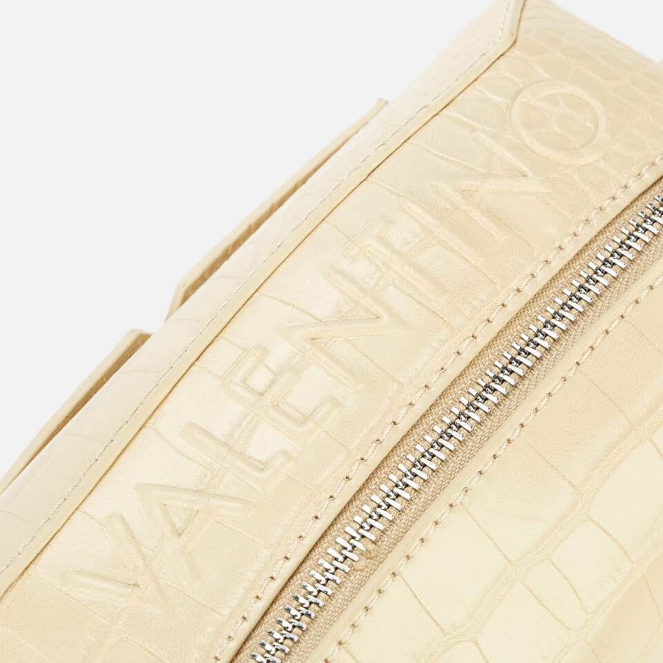 Valentino Women's Pattie Croc Print Cross Body Bag - Beige