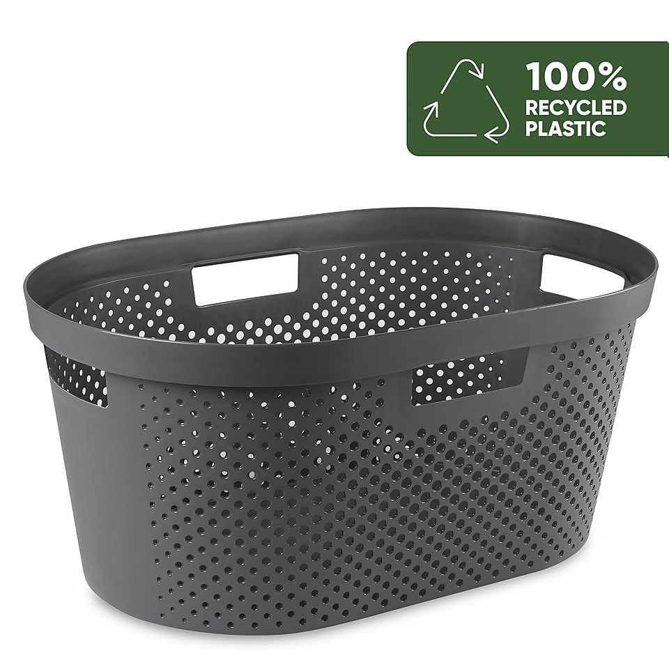 Infinity Laundry Basket - Dark Grey