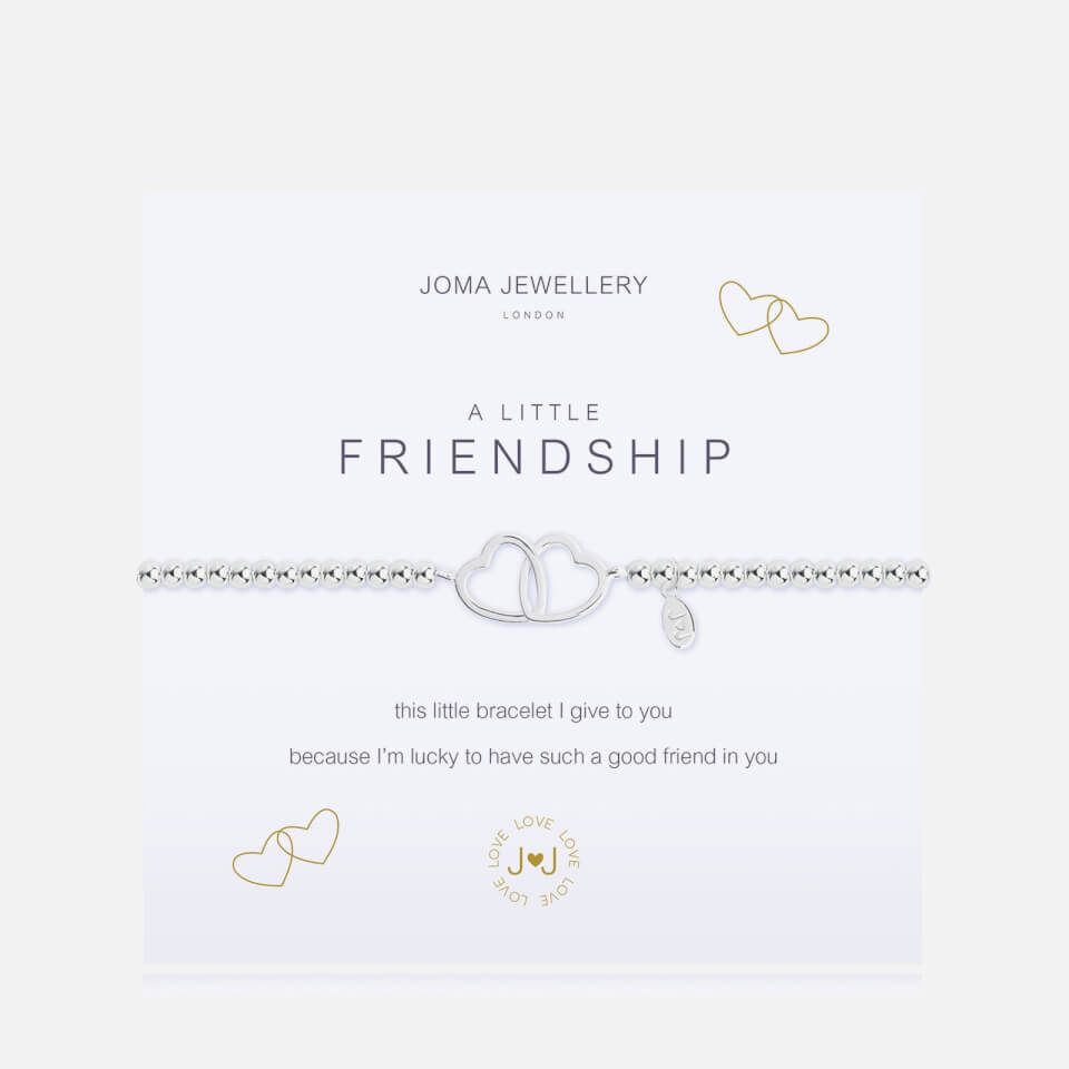 Joma Jewellery Women's A Little Friendship Bracelet - Silver