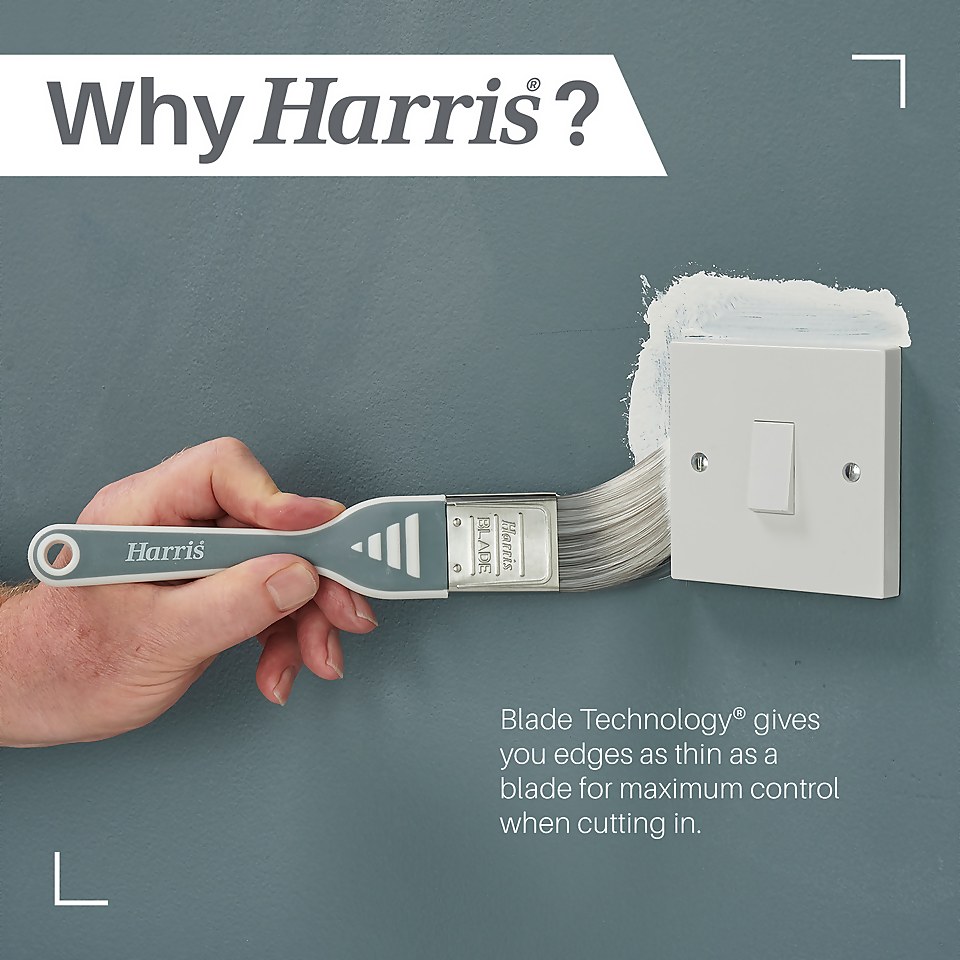 Harris Ultimate Walls & Ceilings Blade Paint Brush 3 Pack