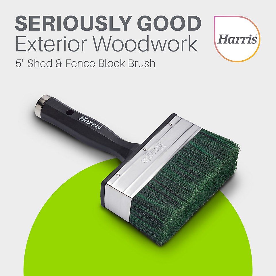 Harris Seriously Good Shed & Fence 5in Paint Brush