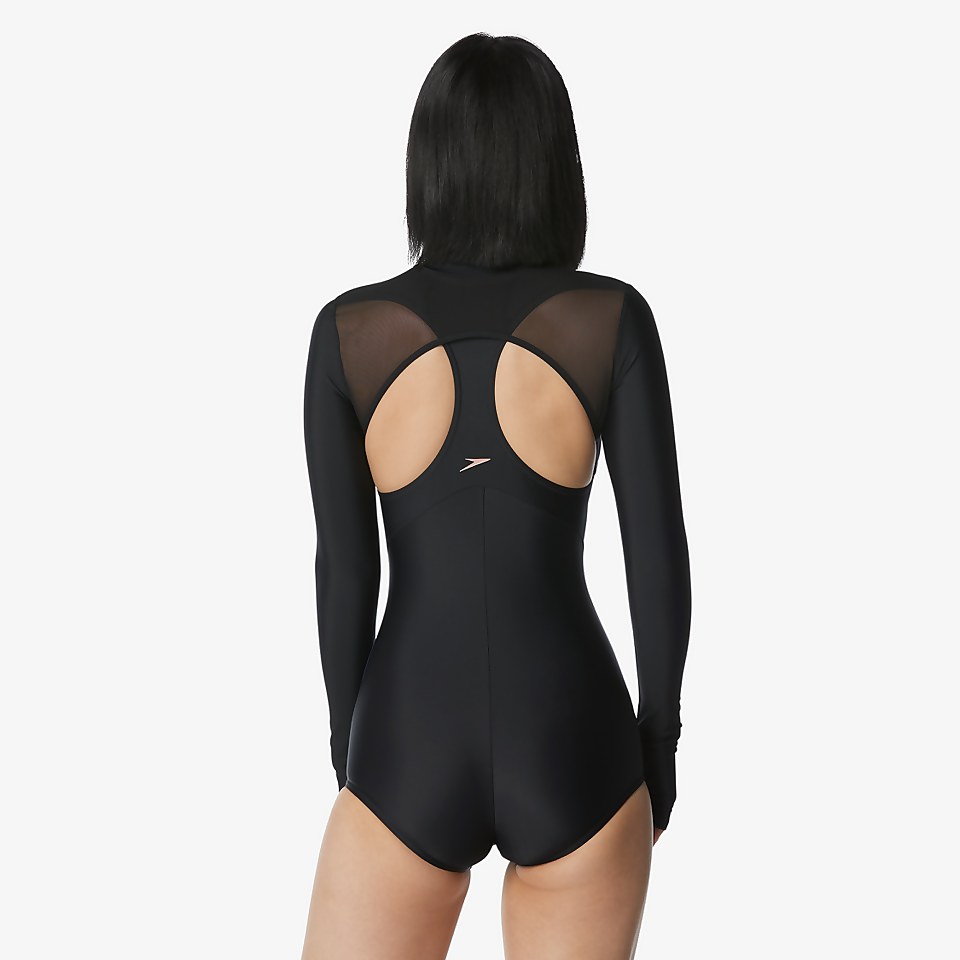Hero Long Sleeve Zip Up One Piece