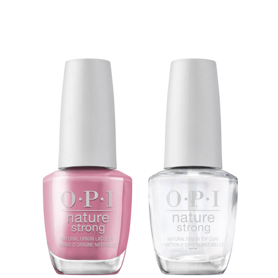 OPI Nature Strong Natural Vegan Nail Polish Duo - Knowledge is Flower