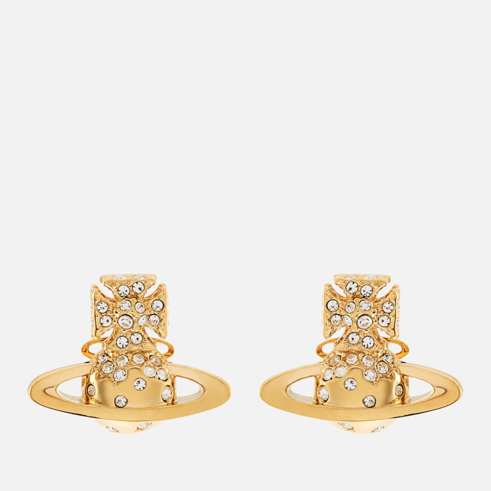 Vivienne Westwood Women's Porfiro Bas Relief Earrings - Gold/Crystal