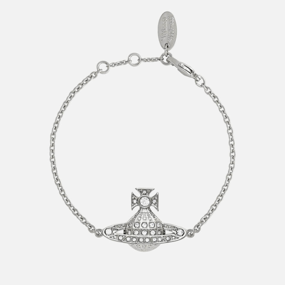 Vivienne Westwood Minnie Bas Relief Platinum-Plated Bracelet