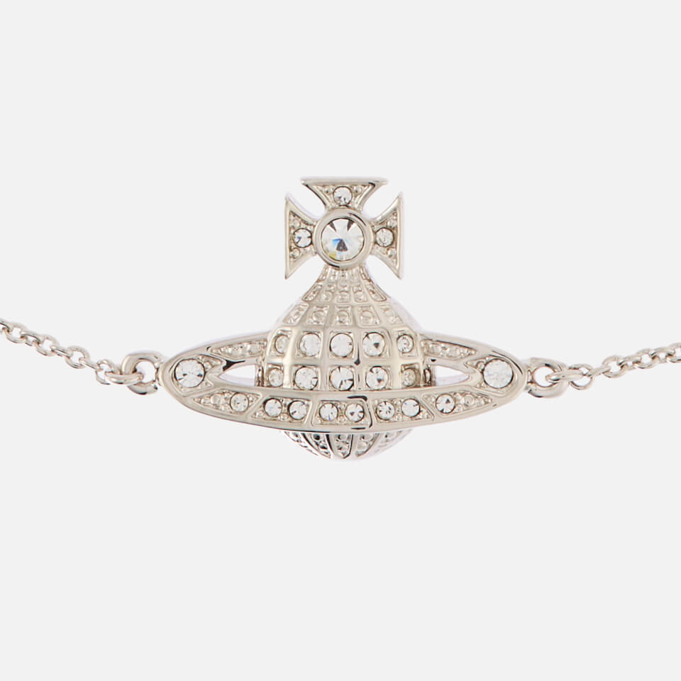 Vivienne Westwood Minnie Bas Relief Platinum-Plated Bracelet