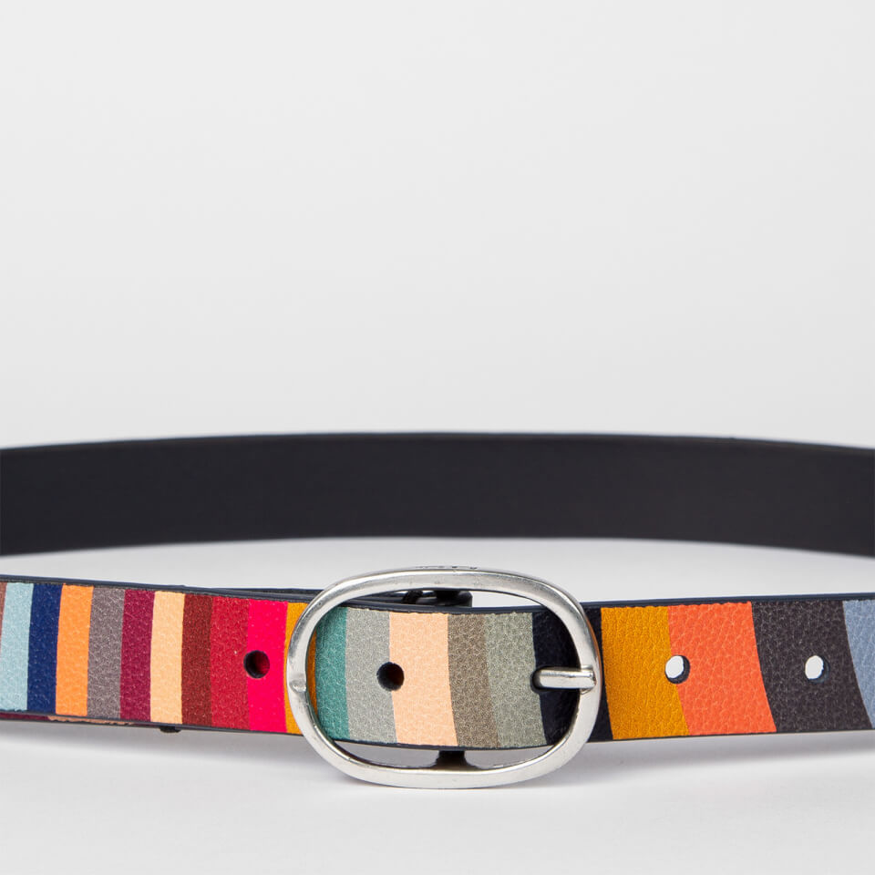 Paul Smith Women's Reversible Swirl Belt - Multicolour