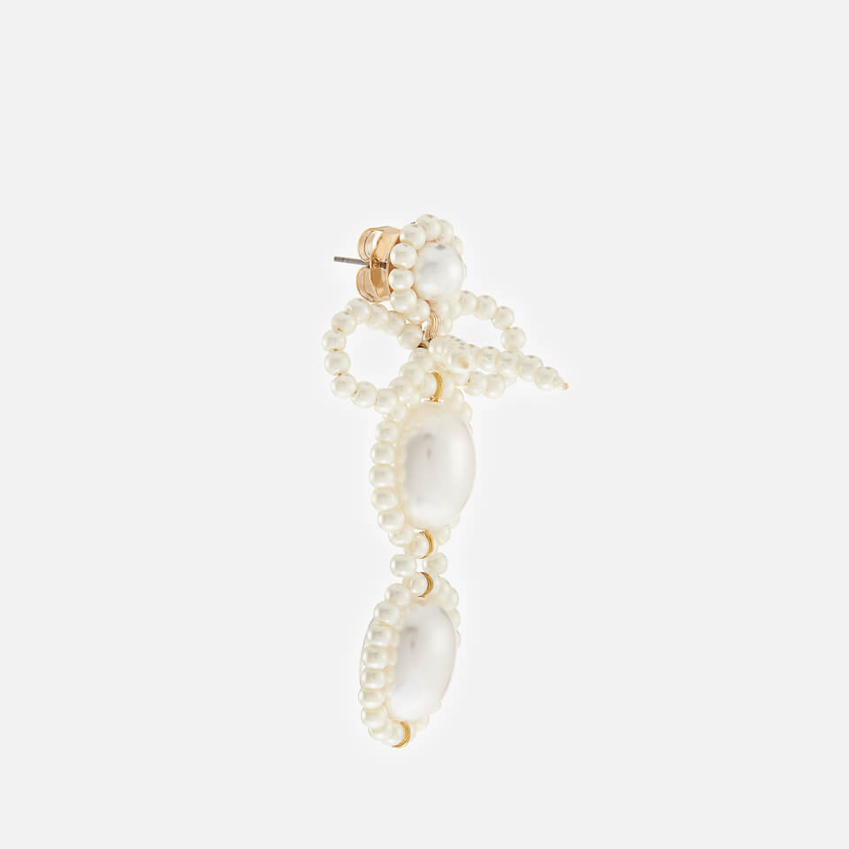 Shrimps Women's Angela Pearl Earrings - Cream