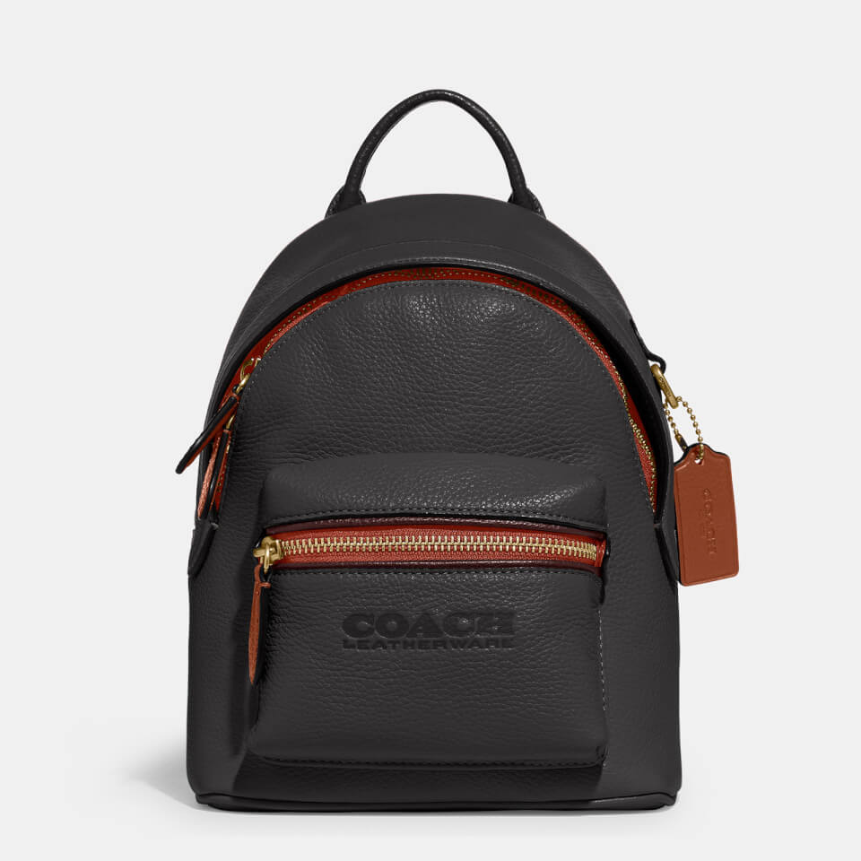 Coach Women's Colorblock Leather Charter Backpack - Black multi