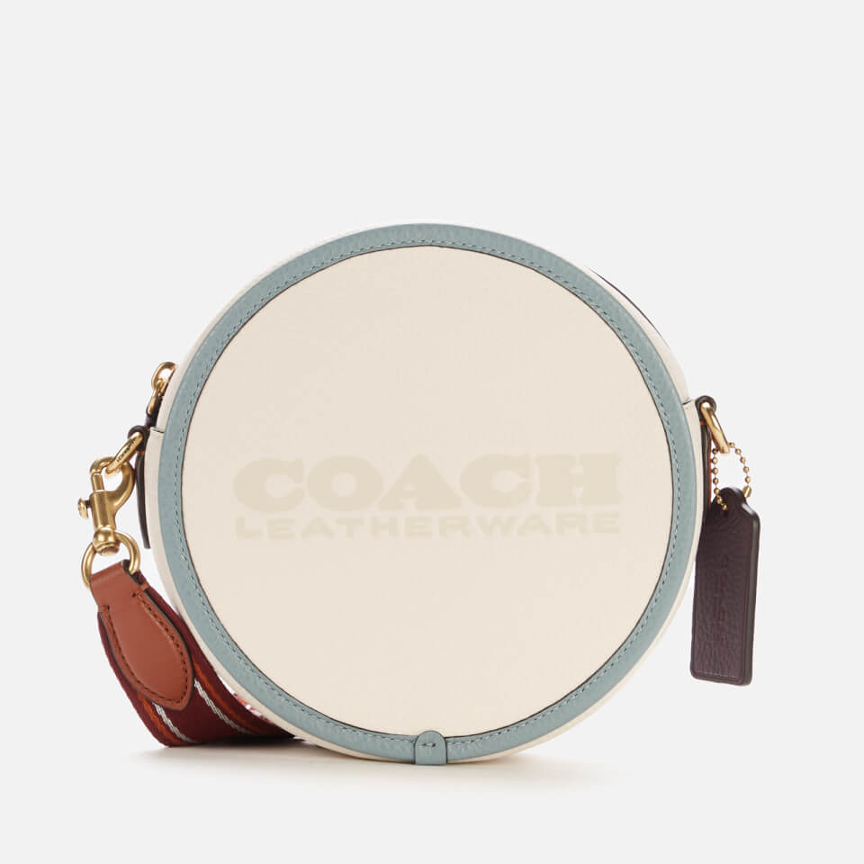 Coach Women's Colorblock Leather Kia Circle Bag - Chalk multi