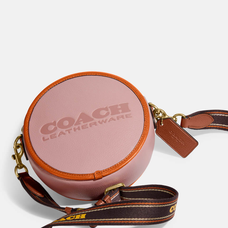 Coach Women's Colorblock Leather Kia Circle Bag - Pink multi