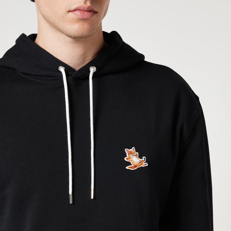 MAISON KITSUNE｜HOOD/ZIP-UP (CHILLAX FOX PATCH CLASSIC H Maison Kitsune Chillax Fox Patch Classic Hoodie Grey Melange
